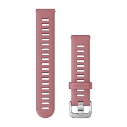 GARMIN Quick Release Band 18mm, Light Pink with Silver Hardware priedas