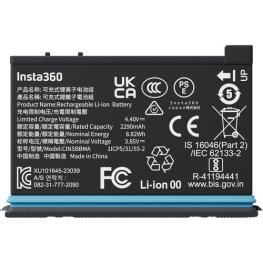 INSTA360 Rechargeable 2290mAh Battery for X4 Camera priedas