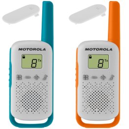 MOTOROLA Talkabout T42 Twin Pack Blue Red Walkie Talkie racija