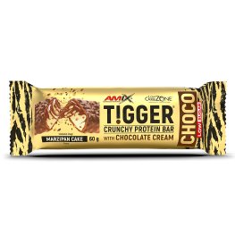 AMIX TiggerZero CHOCO Protein Bar 60g, Marzipan Cake sportinė mityba