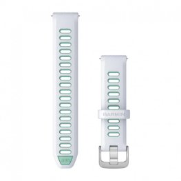 GARMIN Quick Release Band 18mm, Whitestone/Neo Tropic with Silver Hardware priedas