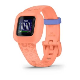 GARMIN vívofit jr. 3, Peach Leopard vaikiški laikrodžiai