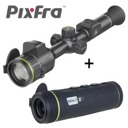 PIXFRA Volans V850 4K LRF Digital Scope + Mile 2 PFI-M215 Thermal Camera naktinio matymo taikikliai