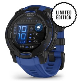 GARMIN Instinct 3 – 45 mm, Supernova Edition, AMOLED, Bolt blue / Black Спортивные часы