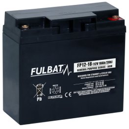 FULBAT 12-18 FP, 18Ah 12V 181x77x167 priedas