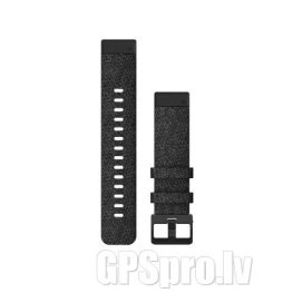 GARMIN QuickFit Band 20mm, Heathered Black Nylon with Black Hardware priedas