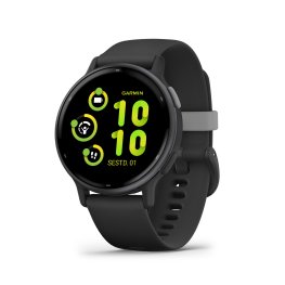 GARMIN Vivoactive 5 Slate Aluminium / Black sportinis laikrodis