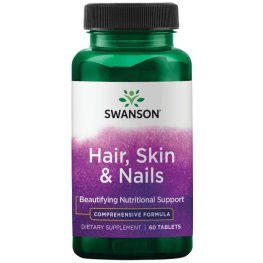SWANSON Hair, Skin & Nails 60 Vegan Tabs пищевая добавка