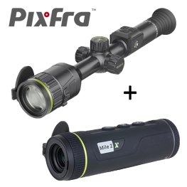 PIXFRA Volans V850 4K Digital Scope + Mile 2 PFI-M215 thermal camera naktinio matymo taikikliai