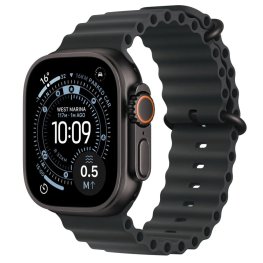 APPLE Watch Ultra 3 GPS + Cellular 49mm Black Titanium Case with Black Ocean Band sportinis laikrodis