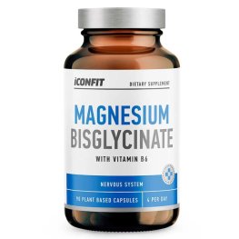 ICONFIT Magnesium Bisglycinate with Vitamin B6, 90 capsules пищевая добавка