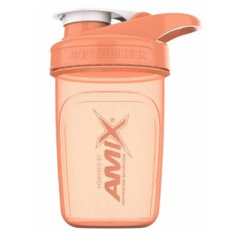 AMIX Bodybuilder Shaker 300ml, Orange sportinis buteliukas