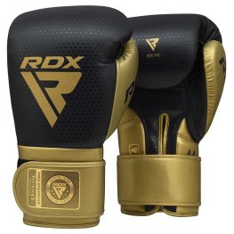 RDX L2 MARK PRO SPARRING BOXING GLOVES BLACK / GOLDEN 12OZ