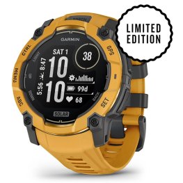 GARMIN Instinct 3 - 50 mm, Solar, Sunburst with sunburst/grey silicone band Спортивные часы