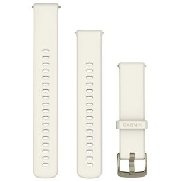 GARMIN Quick Release Band 18mm, Bone Silicone with Lunar Gold Hardware priedas
