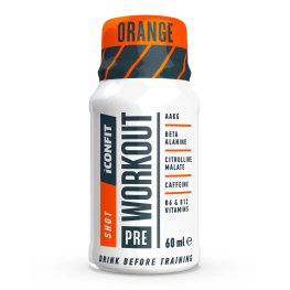 ICONFIT Pre Workout Shot 60ML - Orange sportinė mityba