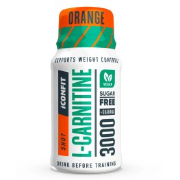 ICONFIT L-Carnitine Shot 60ML - Orange sportinė mityba