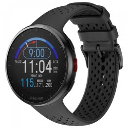 POLAR Pacer PRO Grey / Black S-L sportinis laikrodis