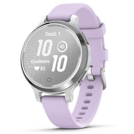 GARMIN Lily 2 Active, Silver with Purple Jasmine Silicone Band Спортивные часы