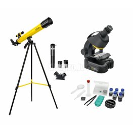 NATIONAL GEOGRAPHIC Microscope 40x-640 + Telescope  50/600 AZ Set Advanced teleskopas