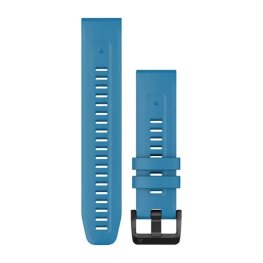 GARMIN QuickFit Band 22mm, Cirrus Blue with Black Stainless Steel Hardware priedas