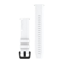 GARMIN Quick Release Bands 20mm, White with Black Hardware priedas