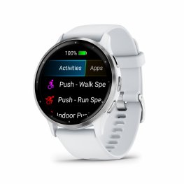 GARMIN Venu 3, Whitestone + Passivated sportinis laikrodis