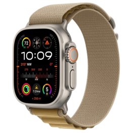 APPLE Watch Ultra 2 GPS + Cellular 49mm Natural Titanium Case with Tan Alpine Loop – L sportinis laikrodis