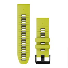 GARMIN QuickFit Band 26mm, Electric Lime/Graphite Silicone priedas
