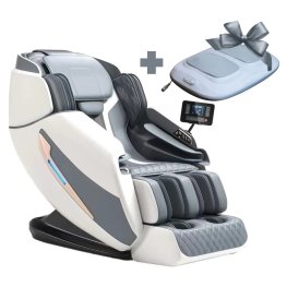 Harmõ Q5 Massage chair, White / Gray + gift masažinė kėdė
