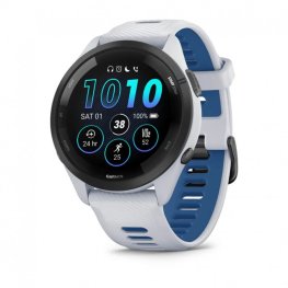 GARMIN Forerunner 265 Whitestone / Tidal Blue sportinis laikrodis