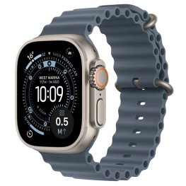 APPLE Watch Ultra 3 GPS + Cellular 49mm Natural Titanium Case with Anchor Blue Ocean Band sportinis laikrodis