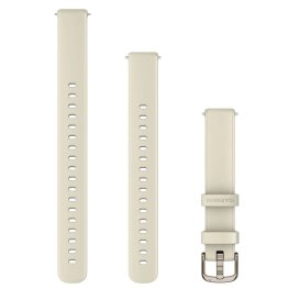 GARMIN Quick Release Band 14mm, Coconut Silicone with Cream Gold Hardware