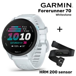 GARMIN Forerunner 70, Whitestone + HRM 200 sensor Спортивные часы