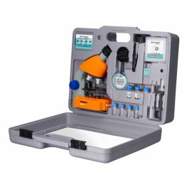 Bresser Junior 40x-640x микроскоп с аксессуарами и жестким футляром микроскоп