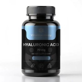 Vital Harmony Hyaluronic Acid 70mg 90 capsules maisto priedas