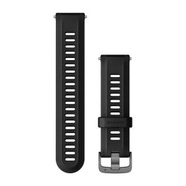 GARMIN Forerunner Watch Band, Black with Slate Hardware priedas