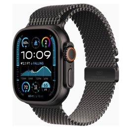 APPLE Watch Ultra 2 GPS + Cellular 49mm Black Titanium Case / Black Titanium Milanese Loop - L sportinis laikrodis