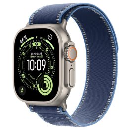 APPLE Watch Ultra 3 GPS + Cellular 49mm Natural Titanium Case / Blue/Bright Blue Trail Loop S/M sportinis laikrodis